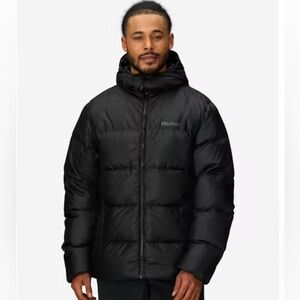 Marmot Men's Guides 700 Fill Down Hooded M16229 Puffer Jacket In Black XL